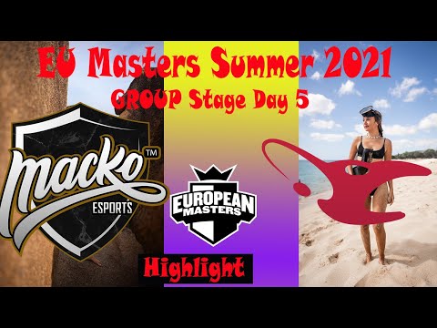 MCK vs MOUZ 歐洲大師賽夏季小組賽 Group Stage Day5 EU Masters Summer 2021