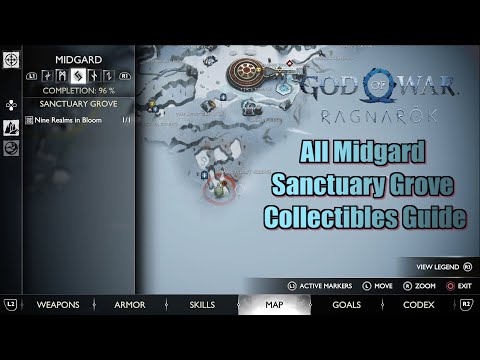 God of War Ragnarök All Midgard Sanctuary Grove Collectibles Guide