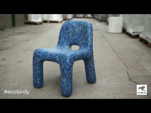 ecoBirdy design furniture and recycling plastic toys