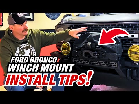 Install Tips | Rough Country Bronco "High" Winch Mount