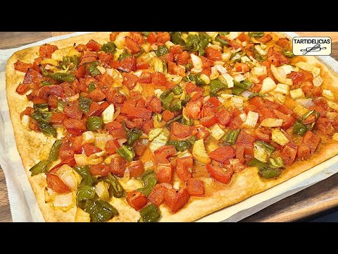 😋🏝 Muy FÁCIL, RÁPIDA y BARATA, La Receta Perfecta para CENAR o COMER: COCA de TRAMPÓ