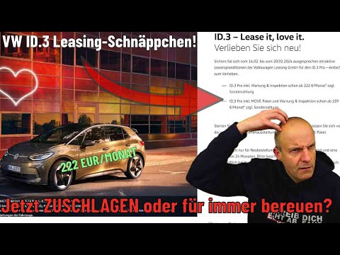 VW ID.3 Leasing-Schnäppchen: Jetzt zuschlagen oder für immer bereuen?