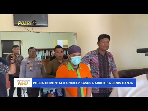POLDA GORONTALO UNGKAP KASUS NARKOTIKA JENIS GANJA