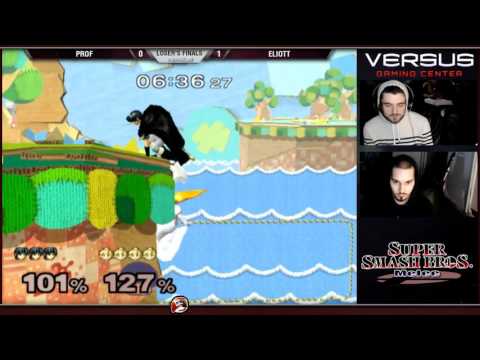 Versus Melee Weekly 1/10/16 - Losers Finals - Prof (Marth, Sheik) vs Eliott (Peach)