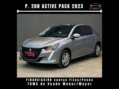 Se Vende: Peugeot 208 Active Pack 2023 - FERRERO Automotores Oncativo Provincia de Córdoba