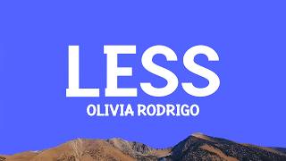 Download lagu @OliviaRodrigo - less (Lyrics) mp3 Download lagu @OliviaRodrigo - less (Lyrics) mp3