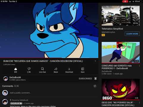 BUMI.EXE RECUERDA QUE SOMOS AMIGOS Canción-DeGoBooM Subtitulado