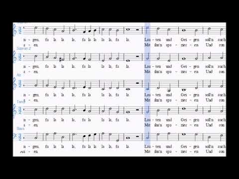 Hans Leo Hassler - Tanzen und Springen (Soprano 1)