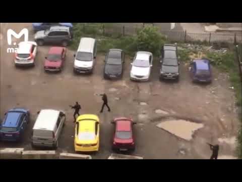 Перестрелка у ЖК Ясное на Юге Москвы Каширское шоссе