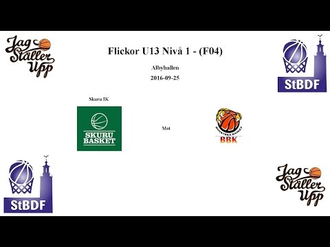 Skuru Basket (F04) mot Botkyrka Basket - 2016-09-25