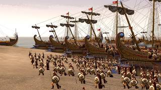 SPARTANS March & Conquer PERSIA (46K MEN Land & Siege Battle) - Total War ROME 2