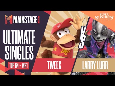 Tweek vs Larry Lurr - SSBU Singles: Top 64 Winners Round 1 - Mainstage 2021 | Diddy Kong vs Wolf