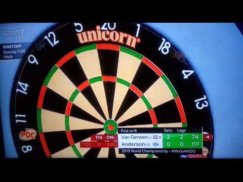 2019 World Championship | Van Gerwen (1) - Anderson (4)  3 : 0 | Semi Final