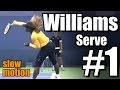 Serena Williams in Super Slow Motion | Serve #1 | Western & Southern Open 2014