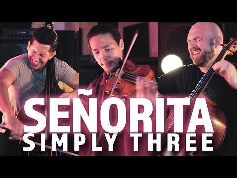 Señorita - Shawn Mendes & Camila Cabello (violin/cello/bass cover) - Simply Three | STUDIO SESSIONS
