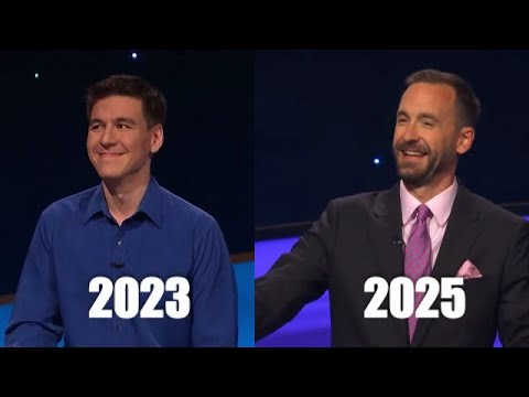 Brad Rutter and James Holzhauer's returning for Jeopardy! Masters, 2 year comparison