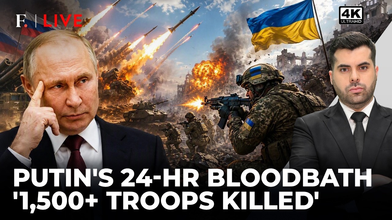 Ukraine Takes Massive Hit? Russia Claims 1,510 Troops Lost in 24 Hours | Firstpost Live | 4K