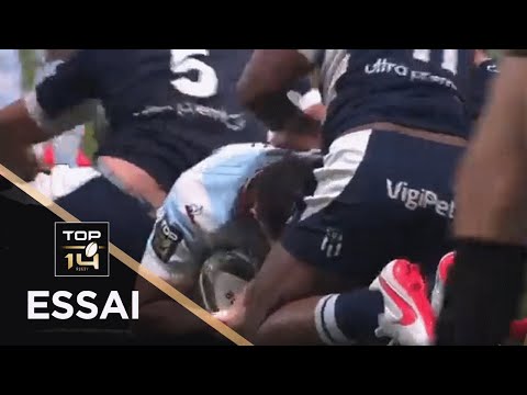TOP 14 - Essai de Teddy BAUBIGNY (R92) - Racing 92 - Agen - J12 - Saison 2020/2021