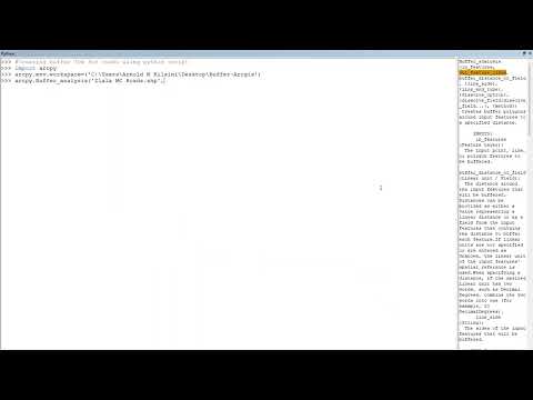 Buffer For Roads In Arcgis Using Python Script