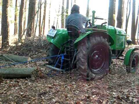 Steyr 180 bei Waldarbeit_2