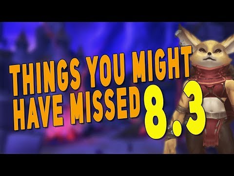 BfA 8.3 Things You Might Have Missed - PREPARE For Mechagon, Corrupted Gear & More | WoW Patch 8.3