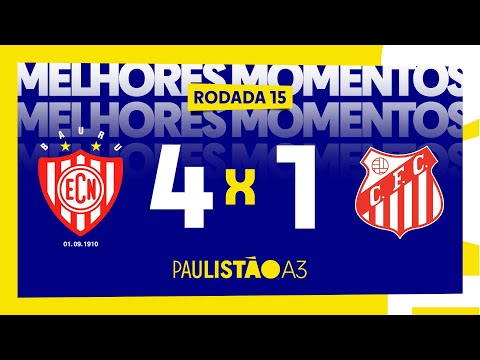 Melhores momentos de Noroeste 4 x 1 Capivariano - 15ª rodada do Paulistão A3