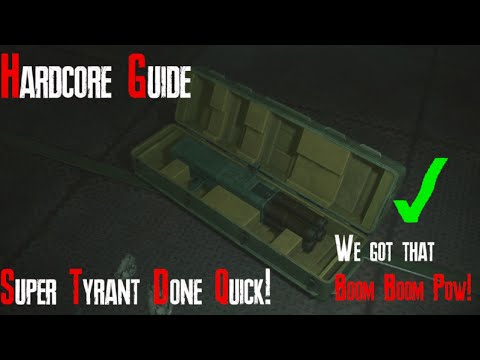 RE2 Remake S+ Boss Guide - How to Clear Super Tyrant on Hardcore