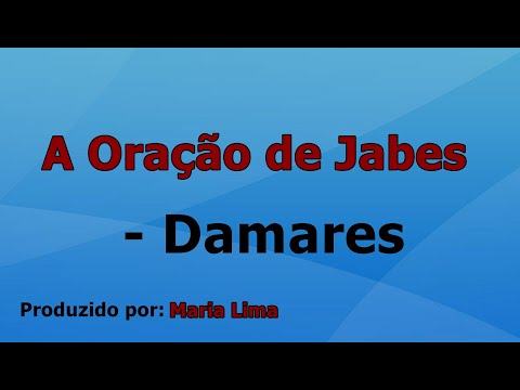 A Oraçao De Jabes - Damares