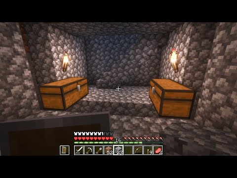 Masmask Let's Play - Making a Basement and Exploring the Forest - #6 Minecraft Survival Chill Playthrough [NO COMMENTARY]