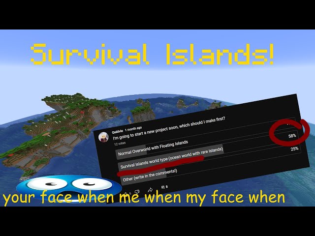 Survival Islands Worldgen Datapack Minecraft Data Pack