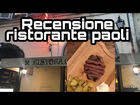 Recensione ristorante paoli