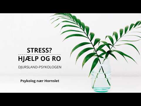 Psykolog nær Hornslet: Stress og ro | Djursland-psykologen