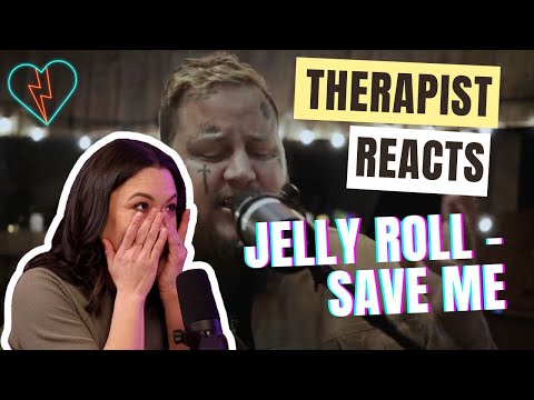 Therapist Reacts to Jelly Roll - Save Me #jellyroll #country #countrymusic #reaction #inspiration