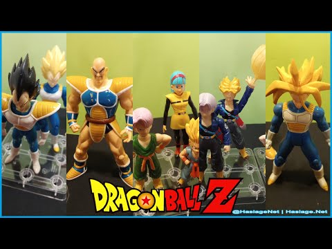 Dragon Ball Z Bandai 1990s Brief Family: Vegeta, Bulma, Trunks & Nappa #DragonBall