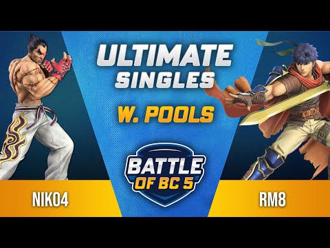 Niko4 (Kazuya) vs rm8 (Ike) - Ultimate Singles Losers Pools - Battle of BC 5