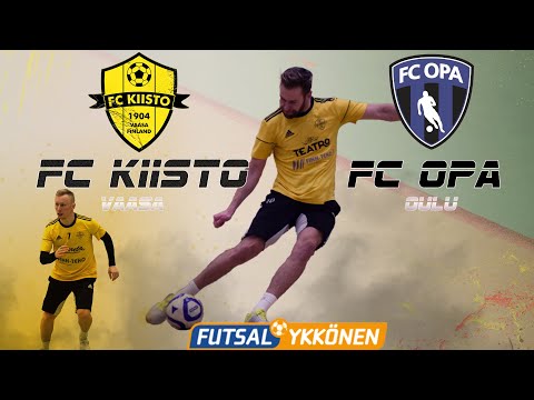 LIVE: FC Kiisto vs. FC OPA - Futsal Ykkönen 15:00 9.1.2021