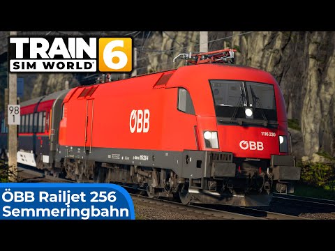 ÖBB Railjet 256 nach Wiener Neustadt | TRAIN SIM WORLD 6 | Semmeringbahn & ÖBB Taurus 1116 | TSW 6