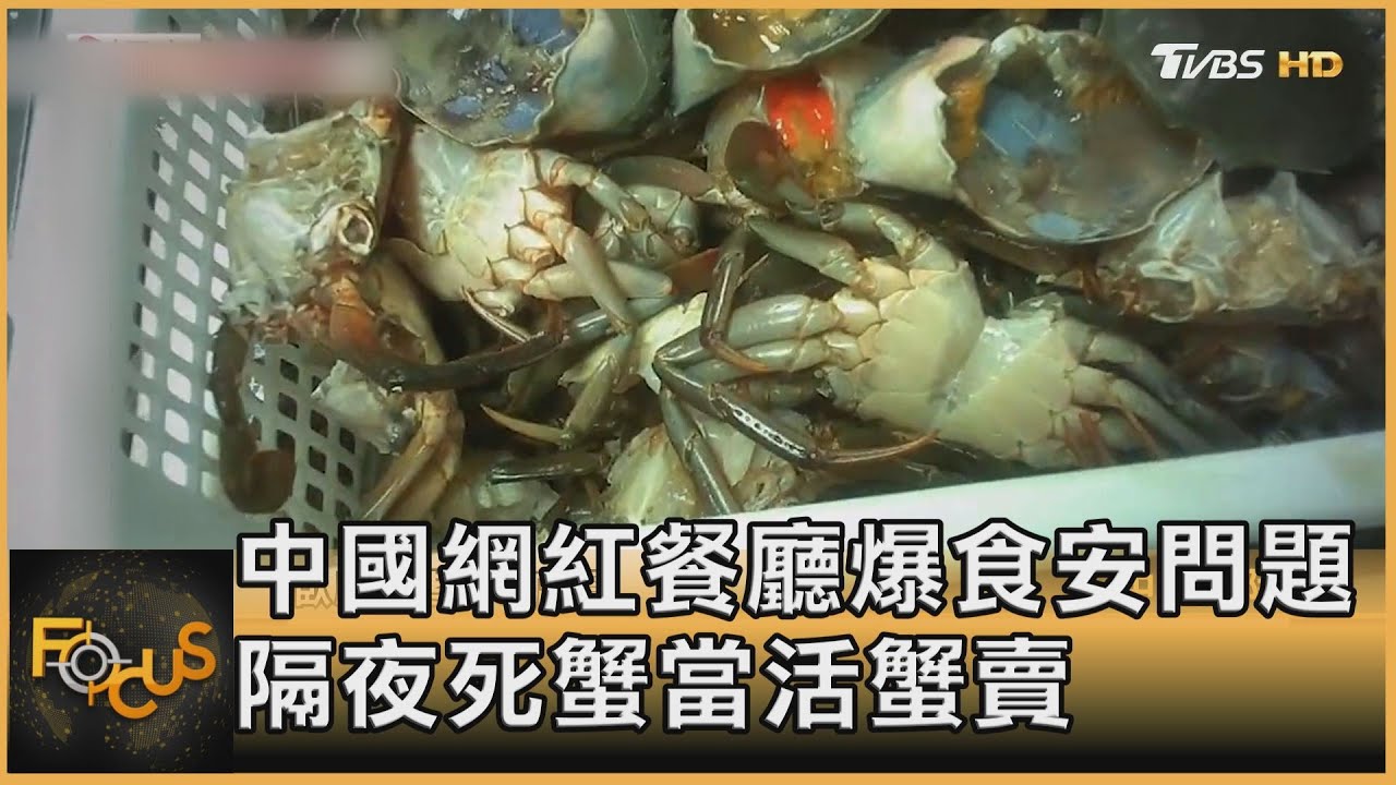 中國大陸網紅餐廳屢爆食安問題 隔夜死蟹當活蟹賣