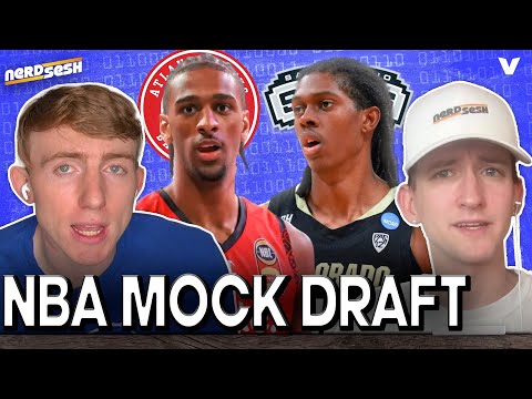 NBA Mock Draft: Sarr or Risacher No. 1 to Hawks? Who will Spurs pair with Wemby? | Nerd Sesh