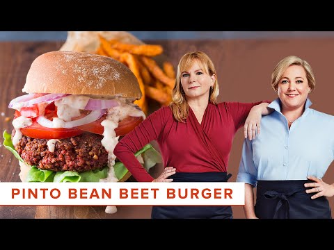 How to Make the Ultimate Vegan Pinto Bean Beet Burger