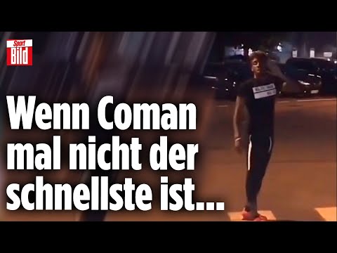 Video aufgetaucht: Bayern-Star Kingsley Coman im Straßensprint abgezogen
