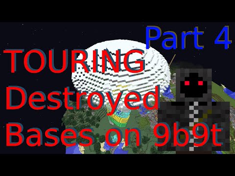 Exploring Wrecked Minecraft Bases - Insane Anarchy Action!