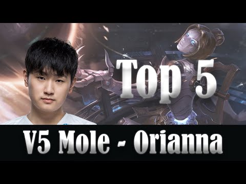V5 Mole (Orianna Mid) Top Plays - V5 vs FPX, LPL 2020 Summer Playoff First Round Highlights