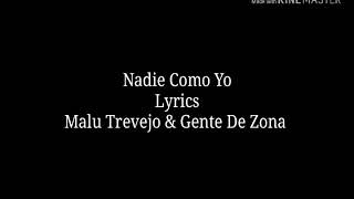 Malu Trevejo - Nadie Como Yo Lyrics