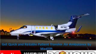 Find an ICU Emergency Air Ambulance Service in Ranchi by Medilift