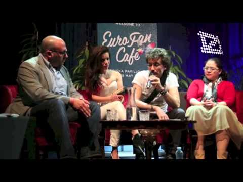 Elitsa & Stoyan from Bulgaria - gig and interview at the Euro Fan Café