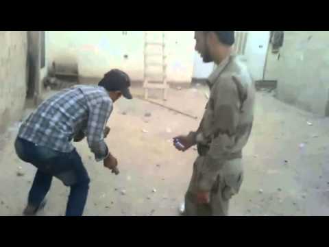 استهداف نقاط قوات النظام في حي الرصافة في دير الزور بواسطة قنابل محلية الصنع من قبل لواء التوحيد