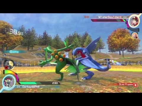 Pokken Tournament Sceptile Online MP pt1 - Don't Call It a Comeback! (vs. Garchomp)
