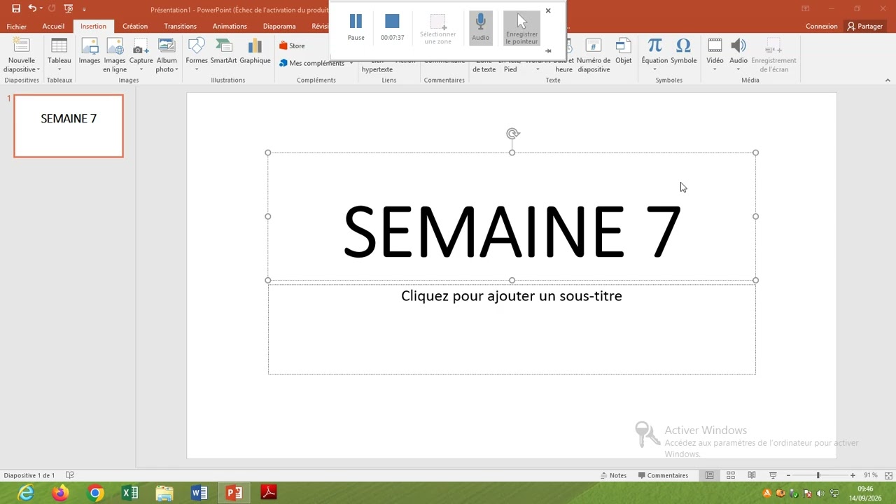 CH 125 (FR) SEMAINE 7
