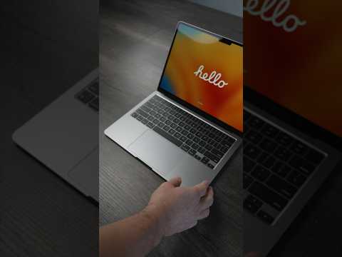 Unboxing the 13-inch MacBook Air with M2 in Space Gray 💻 Do you like it?